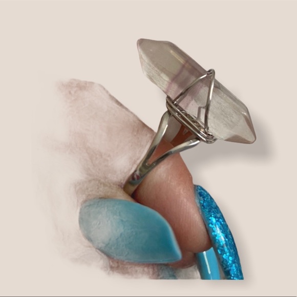 Jewelry - Natural Fluorite Crystal Ring